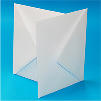 50 White Envelopes C6