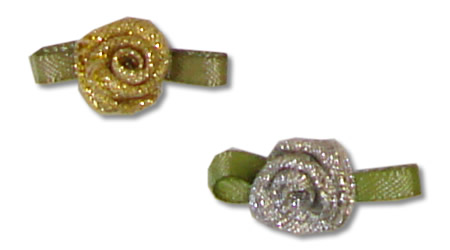 Ribbon - Small Ribbon Roses (100)