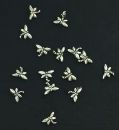 Metal Spacers Antique Platinum - Dragonfly 15pcs