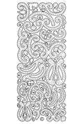 Starform Peel Off Outline Sticker - Swirls