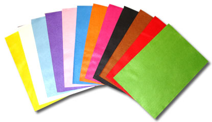 A4 Felt (5 Sheets of 1 colour per pack)