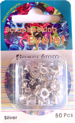 Scrapbook Eyelets - Flower 6mm