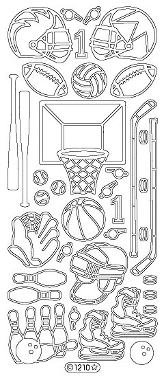 Starform Peel Off Outline Sticker