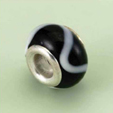 Bead 2 Bead Collection - Luena Bead Ebony & Ivory Flow (1pc)