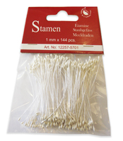 Stamens Pearlized White 1mm x 144pcs Stamens Pearlized White 1mm x 144pcs
