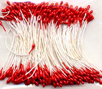 Stamens Pearlized Red 1mm x 144pcs Stamens Pearlized Red 1mm x 144pcs