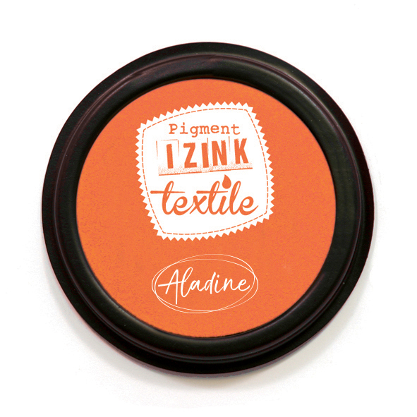 Izink Pigment Textile Stamp Pad - Orange