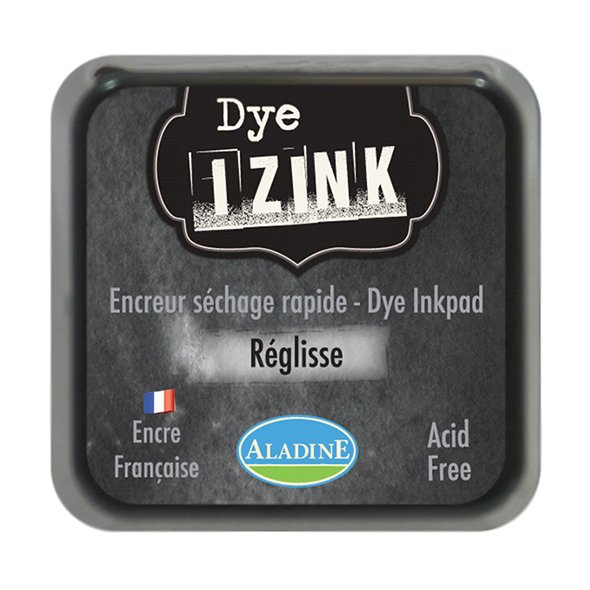 Izink Dye Based Stamp Pad - Reglisse (Licorice) 5 x 5 cm