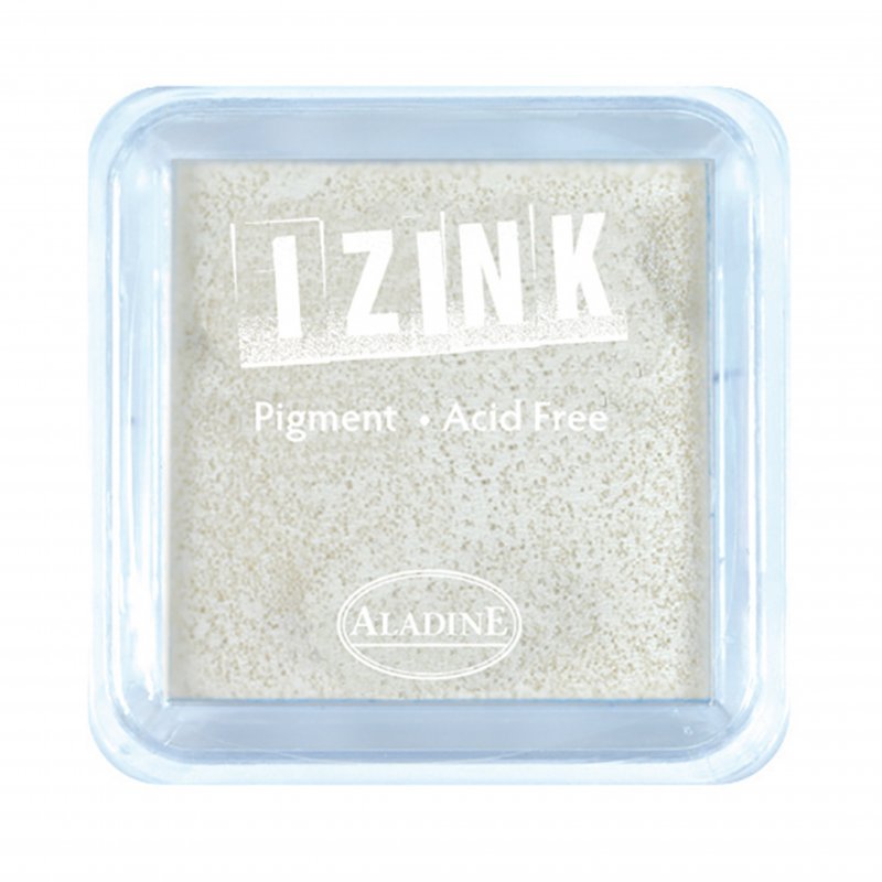 Izink Pigment Stamp Pad - White 8 x 8 cm
