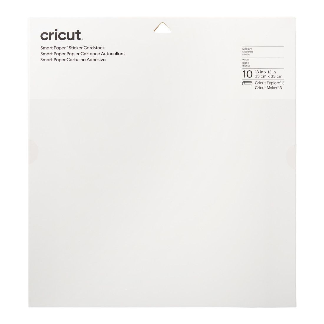 Cricut Smart Paper Sticker Cardstock (White)