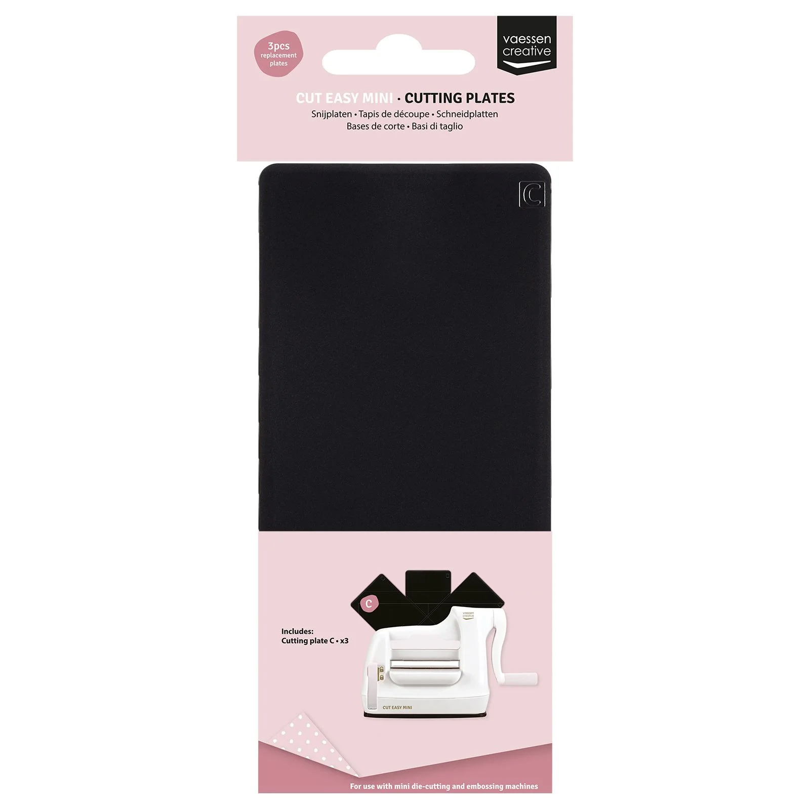 NEW Vaessen Creative - Cut Easy Mini Cutting Plates 3pcs