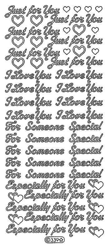 Starform Sentiments Stickers - Just For You