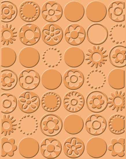 Cuttlebug A2 Embossing Folder - Bloom Dots