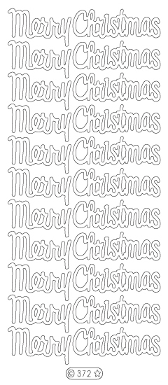 Starform Sentiments Stickers - Merry Christmas