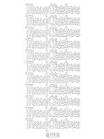 Starform Sentiments Stickers - Merry Christmas