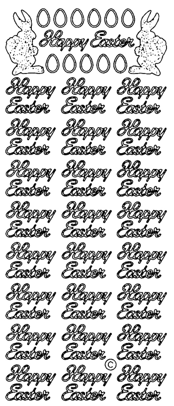 Starform Sentiments Stickers - Happy Easter