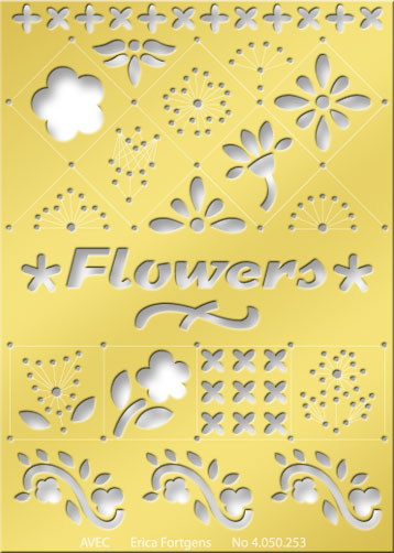 Sweet & Lovely Stencil - Flowers DP1