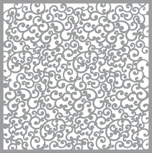 25% OFF SHOW TIME OFFER Pronty Mask Stencil - Curls 300x300mm