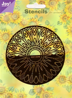 Joy Crafts Stencil - Circle Sun DD3