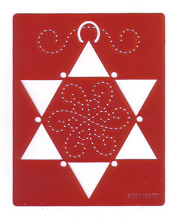 Joy Crafts Stencil - Star Bauble DC5