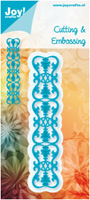 50% OFF  Joy Crafts Cutting & Embossing Stencil - Border Fleur-de-Lys