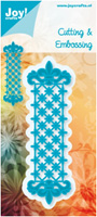 50% OFF  Joy Crafts Cutting & Embossing Stencil - Middle Fleur-de-Lys