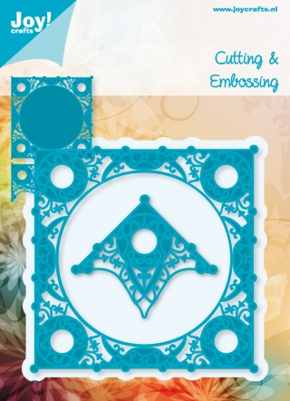 50% OFF  Joy Crafts Cutting & Embossing Stencil - Square & Corner CLEARANCE