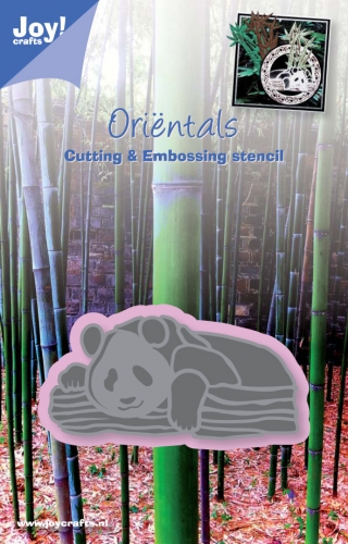 50% OFF  Joy Crafts Cutting & Embossing Stencil - Panda   CLEARANCE