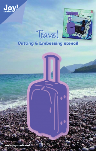 50% OFF  Joy Crafts Cutting & Embossing Stencil - Suitcase