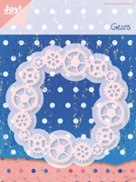 50% OFF  Joy Crafts Cutting & Embossing Stencil - Gears