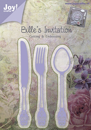 50% OFF  Joy Crafts Bille's Invitation - Spoon, Fork and Knife