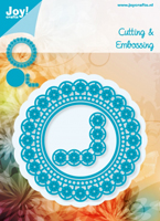 50% OFF  Joy Crafts Cutting & Embossing Stencil - Circle + Corner