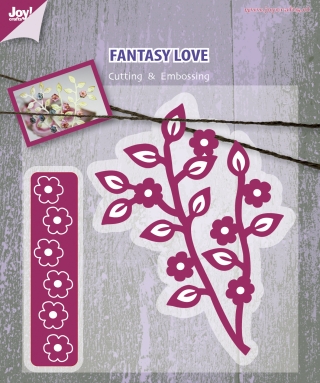 50% OFF  Joy Crafts Cutting Stencil - Branch with Flowers