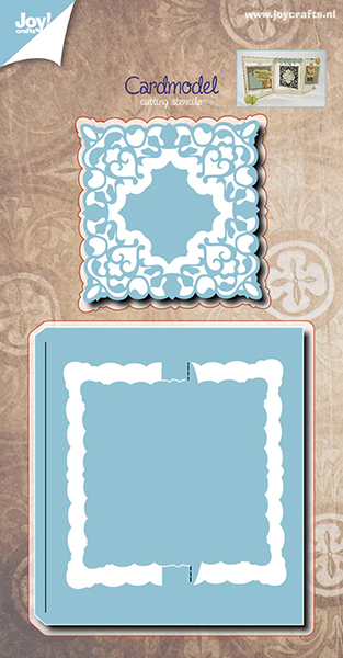 50% OFF  Joy Craft Cutting Stencil -  Card Model Square + Decorative Stencils