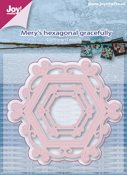 50% OFF  Joy Craft Cutting Stencil - Mery's Hexagonal Gracefully