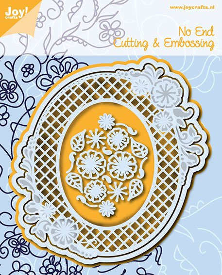 50% OFF  Joy Craft Cutting & Embossing Stencil - Endless Flowers Oval