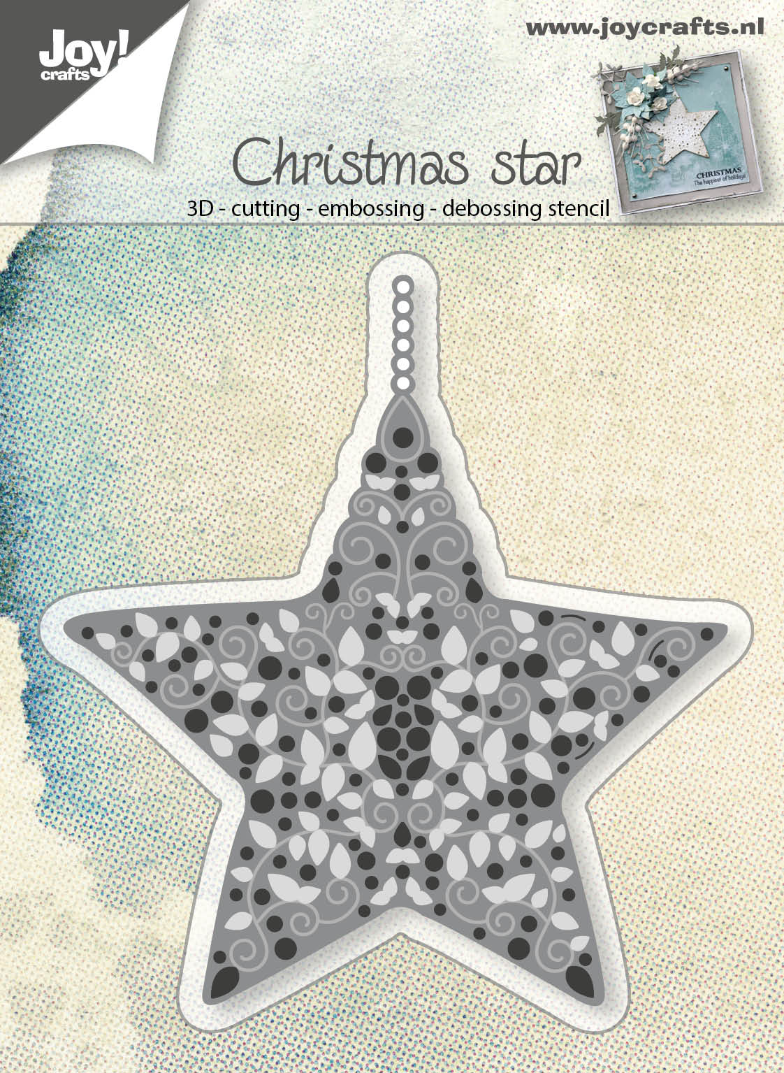 50% OFF  Joy Craft Cutting Embossing & Debossing Stencil - Star Filled