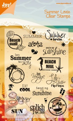 25% OFF  Joy Craft Clear Stamp - Summer Holiday