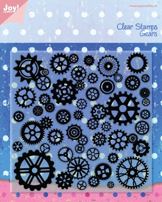 25% OFF  Joy Crafts Clear Stamp - Gears