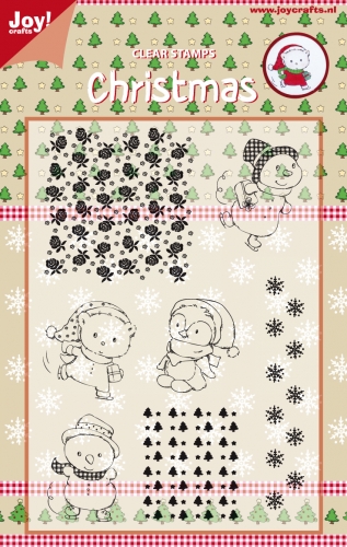 25% OFF  Joy Craft Clear Stamp - Christmas Fun in the Snow