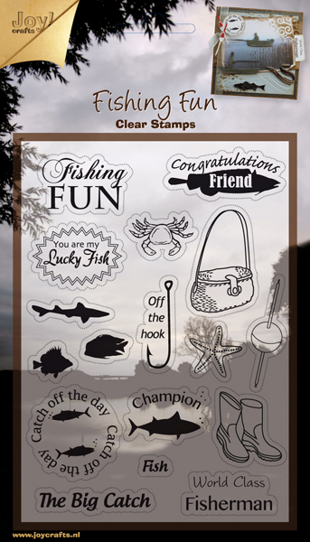 25% OFF  Joy Crafts Clear Stamps - Fish Theme offer 50% off marked price