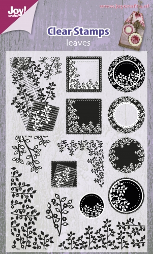 25% OFF  Joy Craft Clear Stamps - Leaves,Twig and Flowers