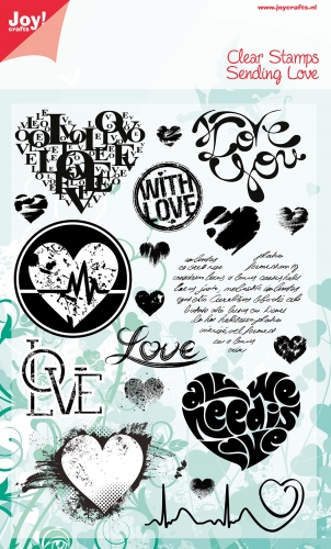 25% OFF  Joy Craft Clear Stamps - Sending Love