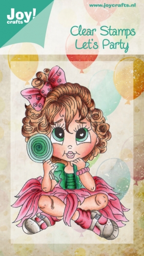 25% OFF  Joy Craft Clear Stamp - Girl with Lollipop