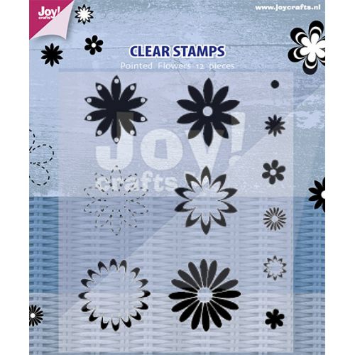 25% OFF  Joy Crafts Clear Stamps - Flowers Pointed