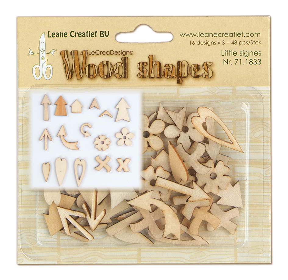 Leane Creatief Wood Shapes - Little Signs