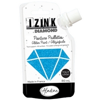 Izink Diamond Paint - Bleu Caraibe (Caribbean Blue) 80ml Izink Diamond Paint - Bleu Caraibe (Caribbean Blue) 80ml
