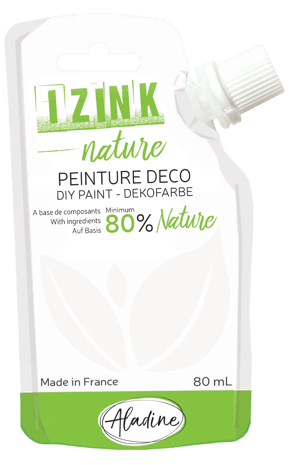 Izink Nature - Natural Deco Paint - Blanc (White) 80ml