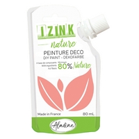 Izink Nature - Natural Deco Paint - Rose Corail (Pink Coral) 80ml