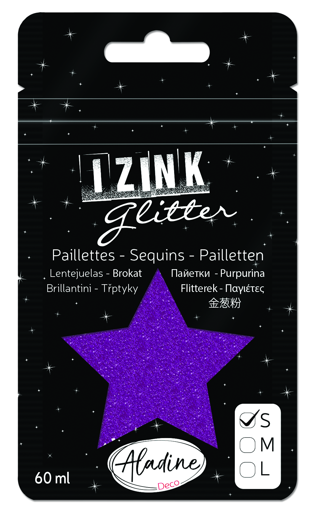 Izink Superfine Glitter - Violet (Violet)